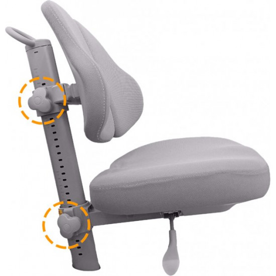 Крісло дитяче ErgoKids GT Y-404 Ortopedic Grey (Y-404 G) Крісло дитяче ErgoKids GT Y-404 Ortopedic Grey (Y-404 G)