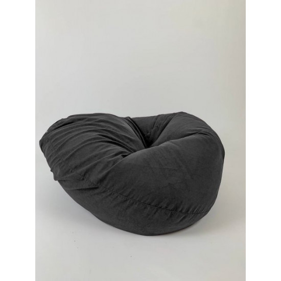Frameless chair bag Pear with inner cover BIG 100x140 Gray Premium Velor Frameless chair bag Pear with inner cover BIG 100x140 Gray Premium Velor