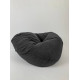 Frameless chair bag Pear with inner cover BIG 100x140 Gray Premium Velor Frameless chair bag Pear with inner cover BIG 100x140 Gray Premium Velor