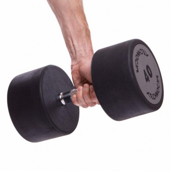 Гантель цельная профессиональная TECHNOGYM LN-1254-40 1шт 40кг Гантель цельная профессиональная TECHNOGYM LN-1254-40 1шт 40кг