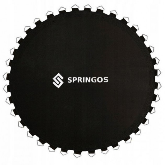 Прыжковое полотно (мат) для батута Springos 10FT 305 см (64 пружини) Black Прыжковое полотно (мат) для батута Springos 10FT 305 см (64 пружини) Black