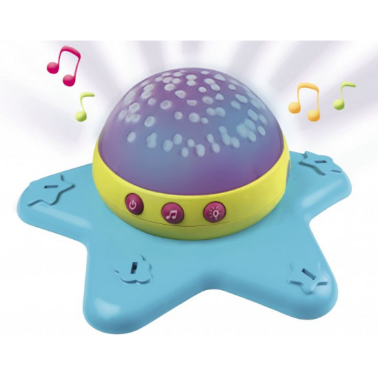 Музичний мобіль-проектор Smoby Toys Cotoons Зірка 2 в 1 (110116) (3032161101163) Музичний мобіль-проектор Smoby Toys Cotoons Зірка 2 в 1 (110116) (3032161101163)