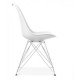 Chair for kitchen, living room with leatherette metal/plastic pillow Tower C Group SDM White Chair for kitchen, living room with leatherette metal/plastic pillow Tower C Group SDM White