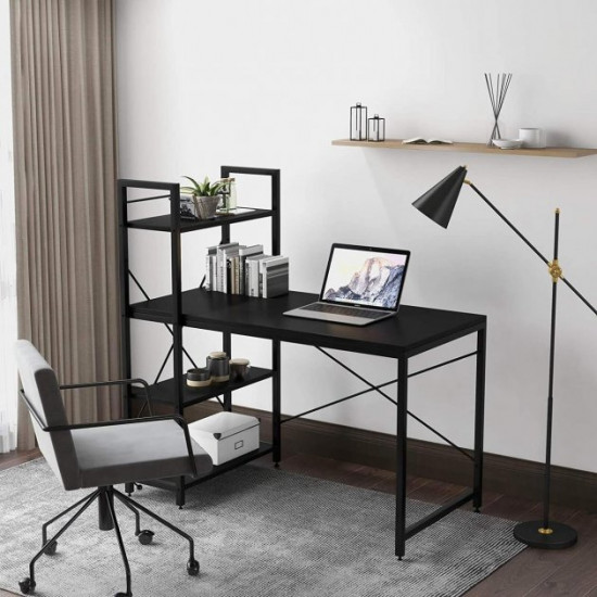 Practical computer desk Home Fest Loran Black Practical computer desk Home Fest Loran Black