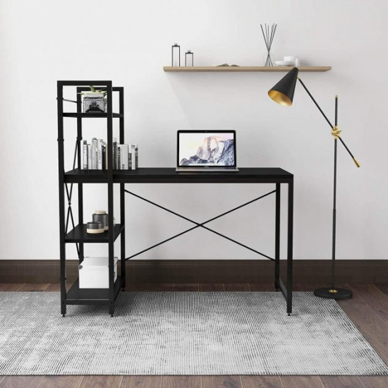Practical computer desk Home Fest Loran Black Practical computer desk Home Fest Loran Black