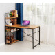 Practical computer desk Home Fest Loran Black and brown