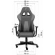 Кресло для геймеров GT RACER X-2316 Black Кресло для геймеров GT RACER X-2316 Black