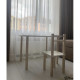 Children's wooden table and chair Toys, height 40 cm. Tabletop 60/40 cm. White Children's wooden table and chair Toys, height 40 cm. Tabletop 60/40 cm. White