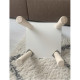 Children's wooden table and chair Toys, height 40 cm. Tabletop 60/40 cm. White Children's wooden table and chair Toys, height 40 cm. Tabletop 60/40 cm. White