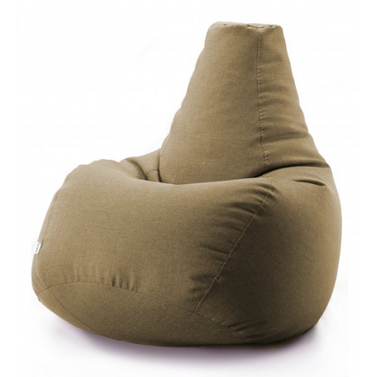 Frameless chair bag pear Coolki Matting XXXL 140x100 brown