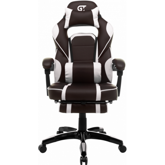 Геймерское кресло GT Racer X-2749-1 Dark Brown/White Геймерское кресло GT Racer X-2749-1 Dark Brown/White