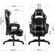 Геймерское кресло GT Racer X-2749-1 Dark Brown/White Геймерское кресло GT Racer X-2749-1 Dark Brown/White