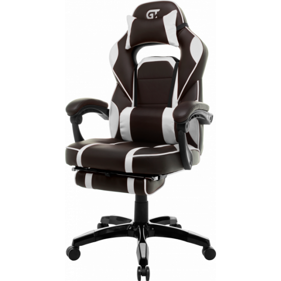 Геймерское кресло GT Racer X-2749-1 Dark Brown/White Геймерское кресло GT Racer X-2749-1 Dark Brown/White