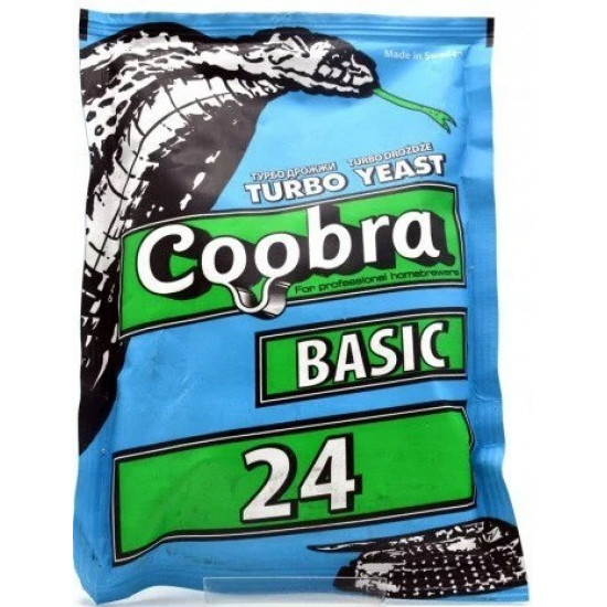 Дрожжи Coobra Turbo 24 Basic, 180г Дрожжи Coobra Turbo 24 Basic, 180г
