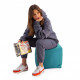 Пуф кубик Prolisok бірюзовий 40х40 Oxford PU 600d