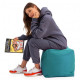 Пуф кубик Prolisok бірюзовий 40х40 Oxford PU 600d
