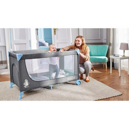 Ліжечко-манеж з пеленатором KinderKraft Joy Blue (KKLJOYBLU000AC) (158382) Ліжечко-манеж з пеленатором KinderKraft Joy Blue (KKLJOYBLU000AC) (158382)