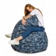 Крісло груша мішок Мега Prolisok піксель синій 90x125 (XL) Oxford PU 600d Крісло груша мішок Мега Prolisok піксель синій 90x125 (XL) Oxford PU 600d