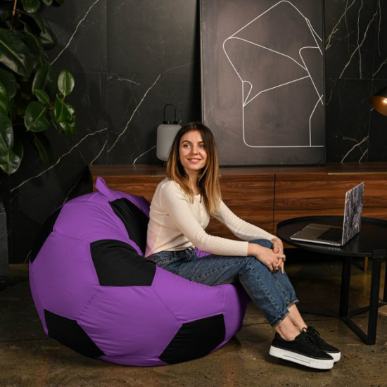 Chair bag Ball Oxford size Standard+ Studio Comfort Purple + Black Chair bag Ball Oxford size Standard+ Studio Comfort Purple + Black