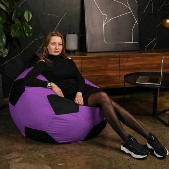 Chair bag Ball Oxford size Standard+ Studio Comfort Purple + Black Chair bag Ball Oxford size Standard+ Studio Comfort Purple + Black