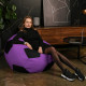 Chair bag Ball Oxford size Standard+ Studio Comfort Purple + Black Chair bag Ball Oxford size Standard+ Studio Comfort Purple + Black