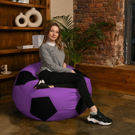 Chair bag Ball Oxford size Standard+ Studio Comfort Purple + Black Chair bag Ball Oxford size Standard+ Studio Comfort Purple + Black