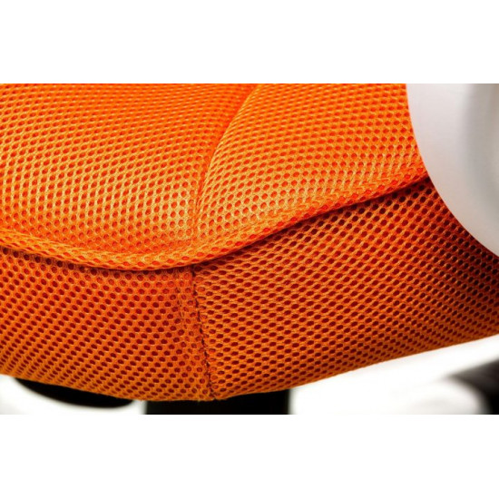 Кресло офисное Special4You Briz orange / white оранжевое Кресло офисное Special4You Briz orange / white оранжевое