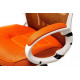 Кресло офисное Special4You Briz orange / white оранжевое Кресло офисное Special4You Briz orange / white оранжевое