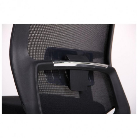 Крісло офісне AMF Install Black/Alum (механізм Synchro/пластик+алюміній/тканина+сітка) (544877) Крісло офісне AMF Install Black/Alum (механізм Synchro/пластик+алюміній/тканина+сітка) (544877)