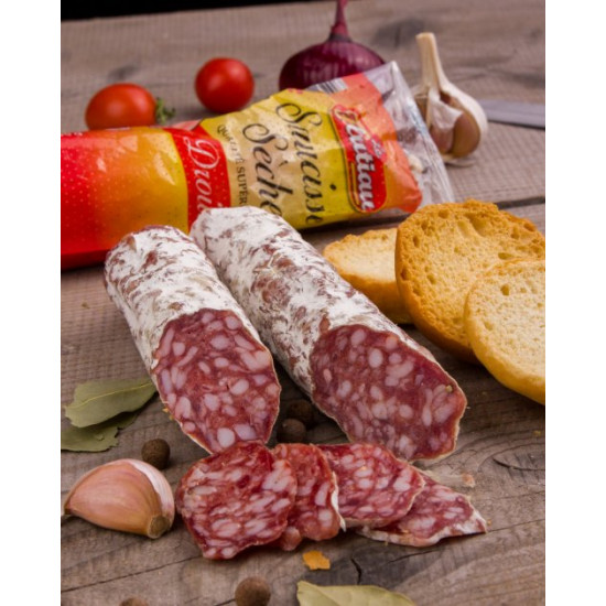 Dried sausage Saucisse seche droite 250 gr. Dried sausage Saucisse seche droite 250 gr.