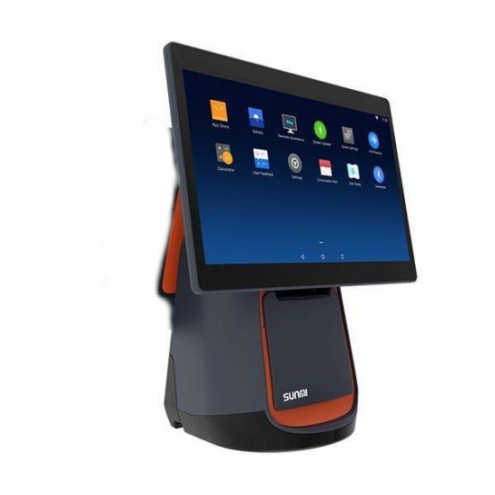 POS terminal Sunmi T2S with a printer for receipts (80 mm). POS terminal Sunmi T2S with a printer for receipts (80 mm).