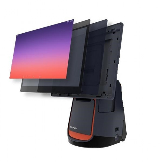 POS terminal Sunmi T2S with a printer for receipts (80 mm). POS terminal Sunmi T2S with a printer for receipts (80 mm).