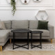 Set of coffee tables “Modern” – Black, Charcoal Set of coffee tables “Modern” – Black, Charcoal
