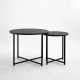 Set of coffee tables “Modern” – Black, Charcoal Set of coffee tables “Modern” – Black, Charcoal