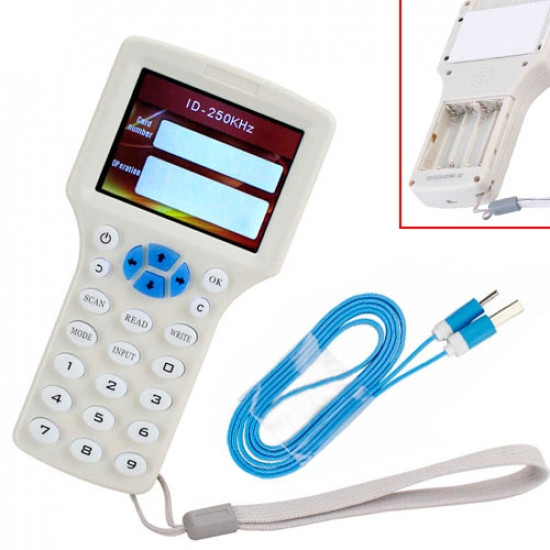 RFID ID РЧІД NFC копіювальник, 9 частот LCD, зчитувач дублікатор Без бренду RFID ID РЧІД NFC копіювальник, 9 частот LCD, зчитувач дублікатор Без бренду