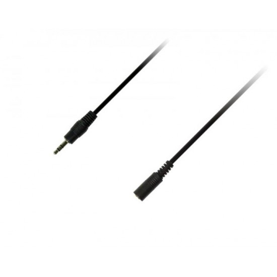 Кабель Piko (1283126473937) AUX 3.5mm M-3.5mm F, 1.5м Black Кабель Piko (1283126473937) AUX 3.5mm M-3.5mm F, 1.5м Black