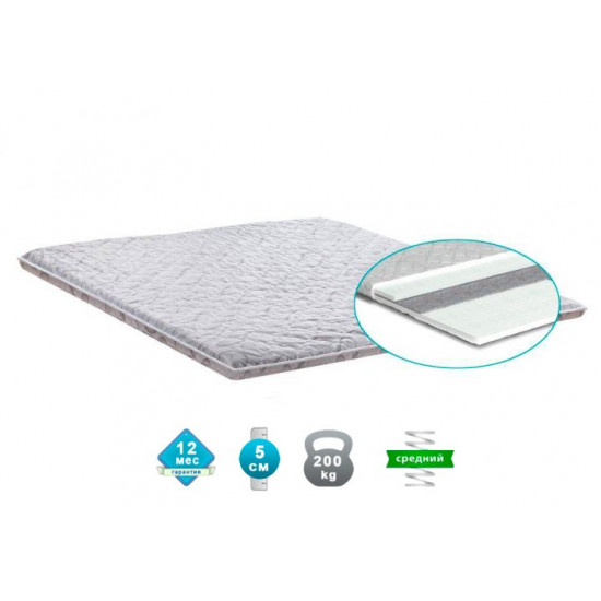 Матрац ортопедичний Matroluxe Topper FUTON 3 100x100 см Матрац ортопедичний Matroluxe Topper FUTON 3 100x100 см