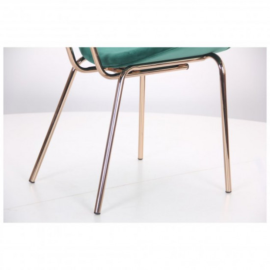 Chair for kitchen, living room, cafe, bar Alphabet D gold/dark green AMF Chair for kitchen, living room, cafe, bar Alphabet D gold/dark green AMF