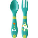 Набор: ложка и вилка Chicco First Cutlery, 12м+ (16101.30) Набор: ложка и вилка Chicco First Cutlery, 12м+ (16101.30)