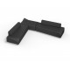 Sofa Kulik System BEVEL Black ordf (BEVEL_6540_MF_MC_0101)