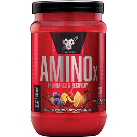 Amino acid BSN Amino X 435 g Fruit Punch (834266003303) Amino acid BSN Amino X 435 g Fruit Punch (834266003303)
