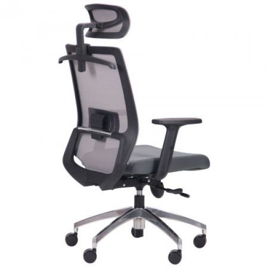 Крісло Install Black, Alum, Grey/Grey AMF Крісло Install Black, Alum, Grey/Grey AMF