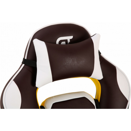 Кресло для геймеров GT Racer X-2748 Dark Brown/White Кресло для геймеров GT Racer X-2748 Dark Brown/White