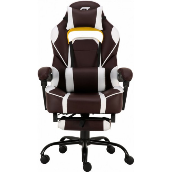Кресло для геймеров GT Racer X-2748 Dark Brown/White Кресло для геймеров GT Racer X-2748 Dark Brown/White