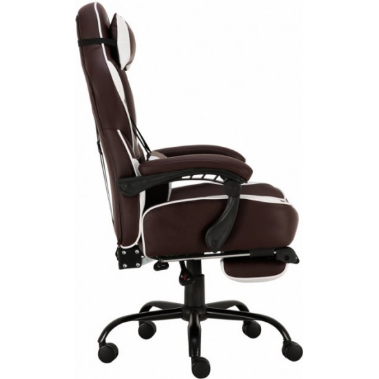 Кресло для геймеров GT Racer X-2748 Dark Brown/White Кресло для геймеров GT Racer X-2748 Dark Brown/White