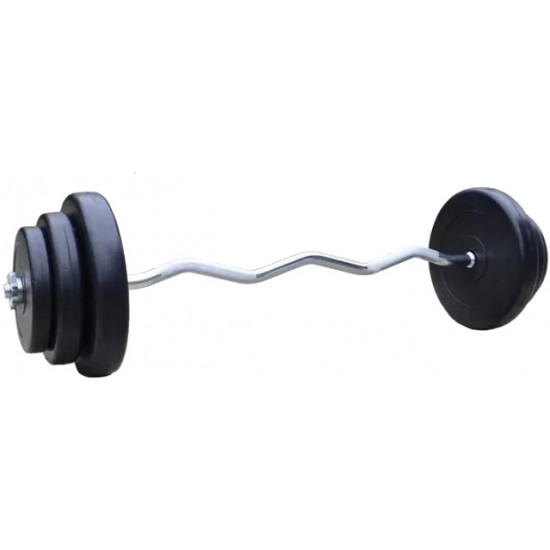 W штанга RN-Sport бітумна 32 кг (BB-W32) W штанга RN-Sport бітумна 32 кг (BB-W32)