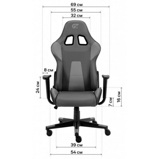 Кресло для геймеров GT RACER X-2317 Black/Carbon Black Кресло для геймеров GT RACER X-2317 Black/Carbon Black