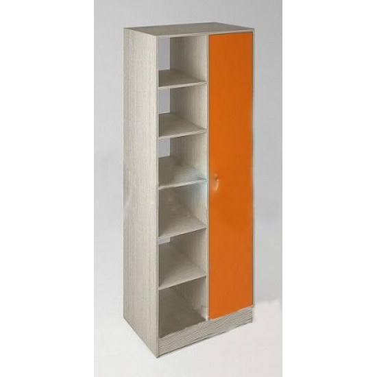 Rack KidsBunkBed M-02 oak milky orange 2000x750x30 mm