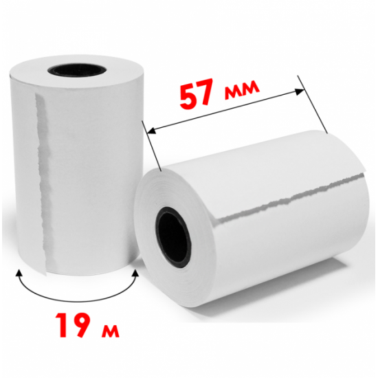 Cash register tape 57mm*19m PRINTSCAN (00062)