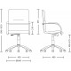 Armchair Nowy Styl Samba ordf GTP Gray (SAMBA GTP V-28 1.031) Armchair Nowy Styl Samba ordf GTP Gray (SAMBA GTP V-28 1.031)